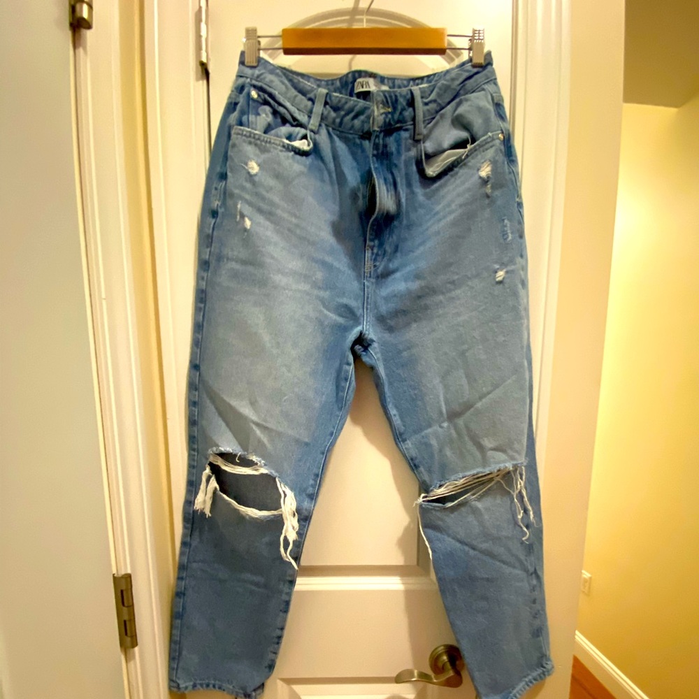 Zara mom jeans